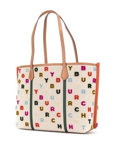 Tory Burch Perry Fil Coup © Triple-compartment Tote In Multicolour
