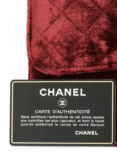 Pre-owned Chanel 1994-1996 Diamond-quilted Backpack In Red