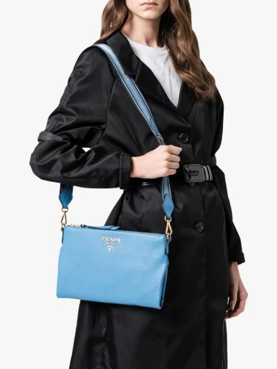 Shop Prada Crossbody Bag - Blue