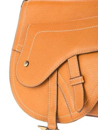 Pre-owned Dior  Saddle Shoulder Bag In Brown