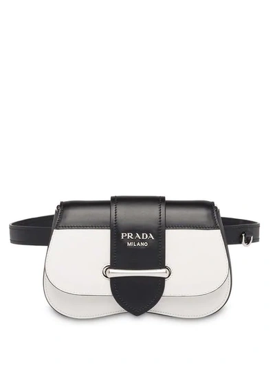 Shop Prada Sidonie Belt-bag In White