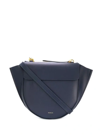 Shop Wandler Hortensia Shoulder Bag In Blue