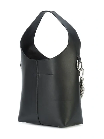 Alexander Wang Genesis Box Chain Extra Large Hobo Bag, Black In Black