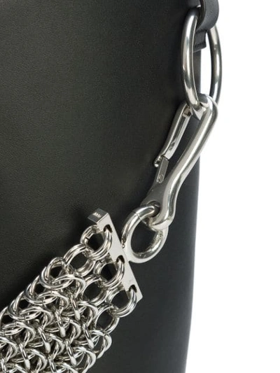 Alexander Wang Genesis Box Chain Extra Large Hobo Bag, Black In Black