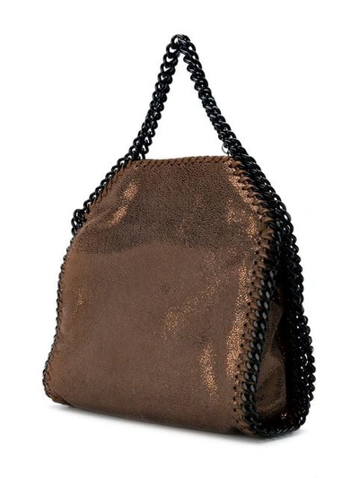 Shop Stella Mccartney Falabella Crossbody Bag In Brown
