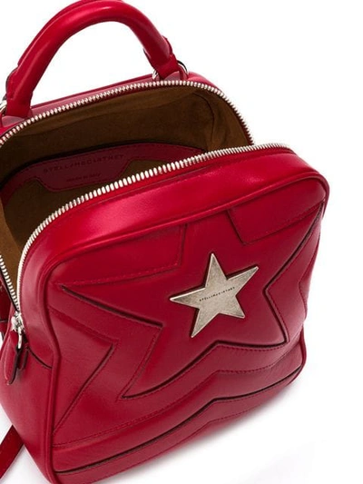Shop Stella Mccartney Star Backpack In Red