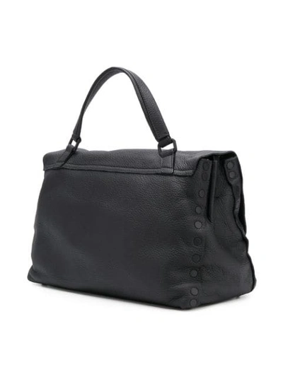 Shop Zanellato Postina Tote Bag In Black