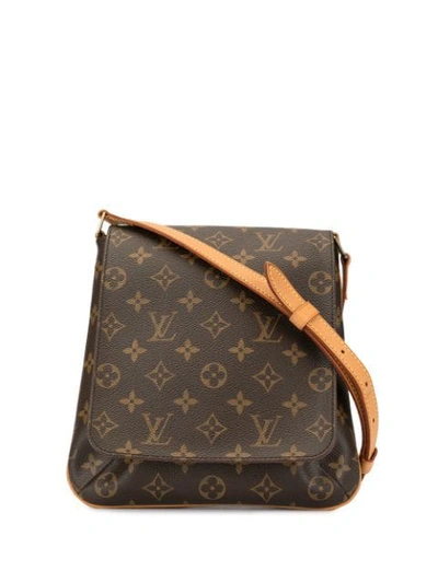 Shop Pre-owned Louis Vuitton Musette Salsa Crossbody Bag In Brown