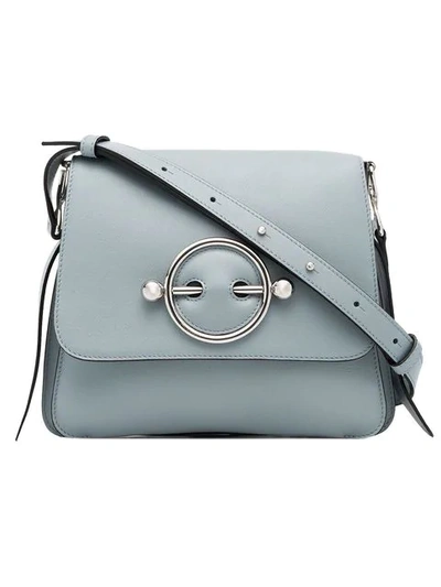 Shop Jw Anderson Disc Crossbody Bag - Blue