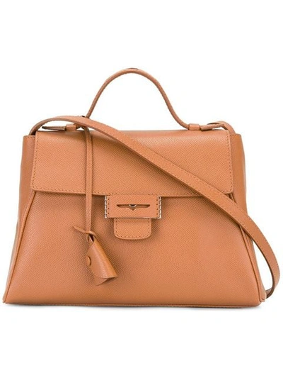 Shop Myriam Schaefer Small 'baby Byron' Tote In Brown