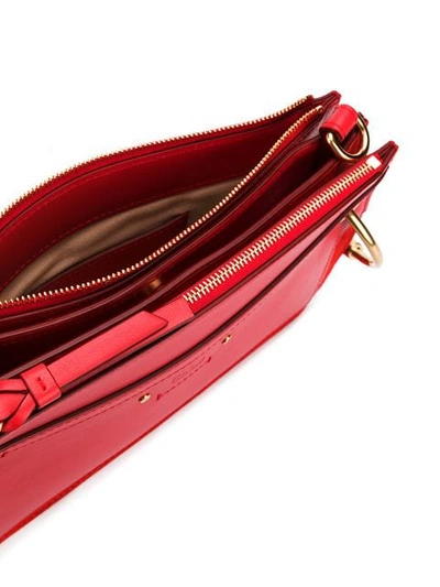 Shop Chloé Roy Shoulder Bag In Red