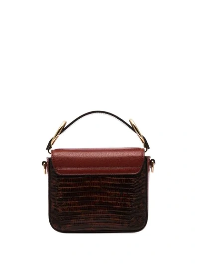 Shop Chloé Toaster C Shoulder Bag In 27s Brown