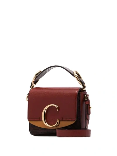 Shop Chloé Toaster C Shoulder Bag In 27s Brown