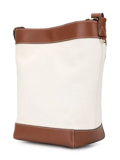 Shop Jw Anderson Chain Shoulder Bag In Neutrals