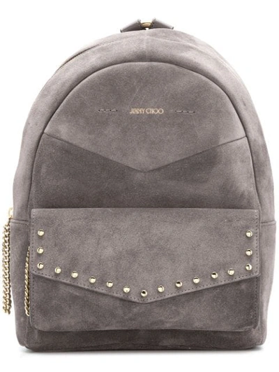 Shop Jimmy Choo Cassie Backpack - Grey