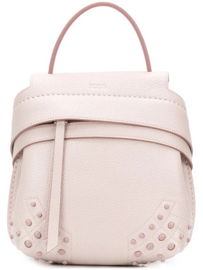 Shop Tod's Wave Backpack In 9993