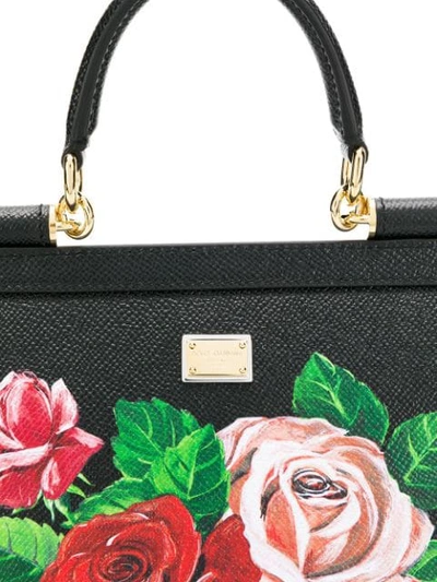 Shop Dolce & Gabbana Sicily Mini Bag In Black