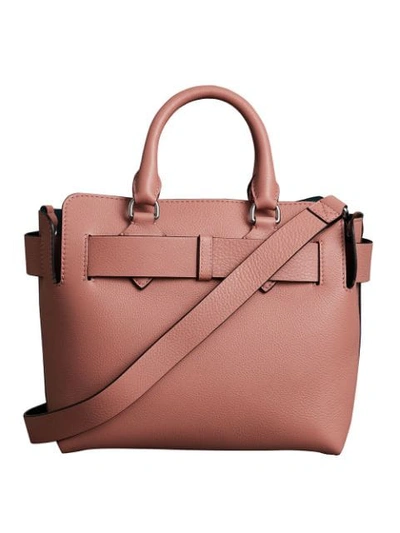 Shop Burberry The Small Leather Belt Bag In Pink