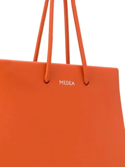 Shop Medea Prima Short Tote In Orange