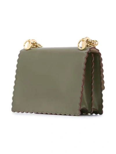 Shop Fendi Mini Shoulder Bag In Green