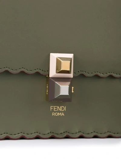 Shop Fendi Mini Shoulder Bag In Green