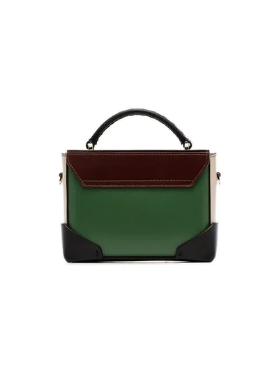 Shop Manu Atelier Micro Bold Shoulder Bag In Green