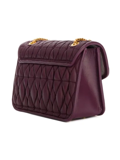 Shop Furla Metropolis Cometa Crossbody Bag In Purple