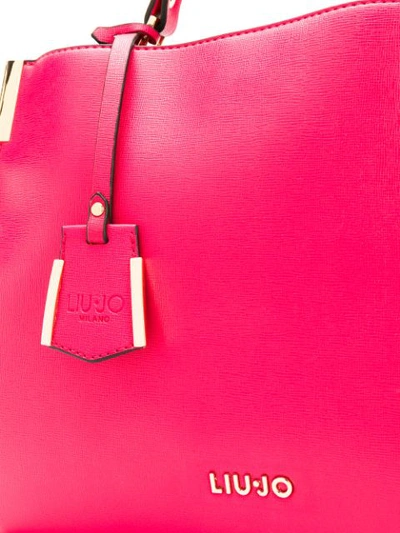 Shop Liu •jo Liu Jo Azalea Foldover Tote Bag - Pink