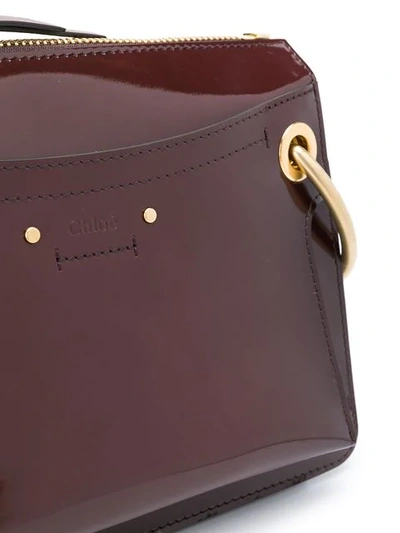 Shop Chloé Roy Shoulder Bag In Brown