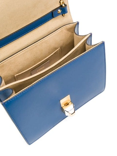 Shop Fendi Kan I Shoulder Bag In Blue