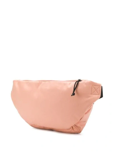 Shop Nike Oversized Logo Print Belt Bag - Pink