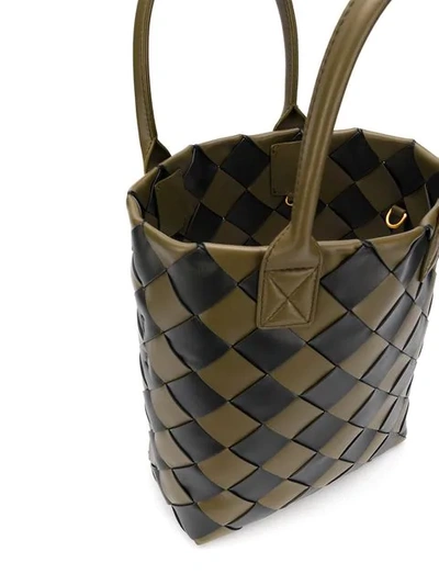 Shop Bottega Veneta Maxi Cabat 30 Tote Bag In Green