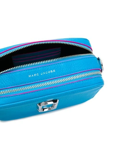 Shop Marc Jacobs Logo Appliqué Camera Bag In Blue