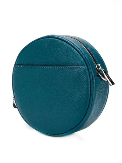 Shop Michael Michael Kors Mercer Circle Crossbody Bag - Blue