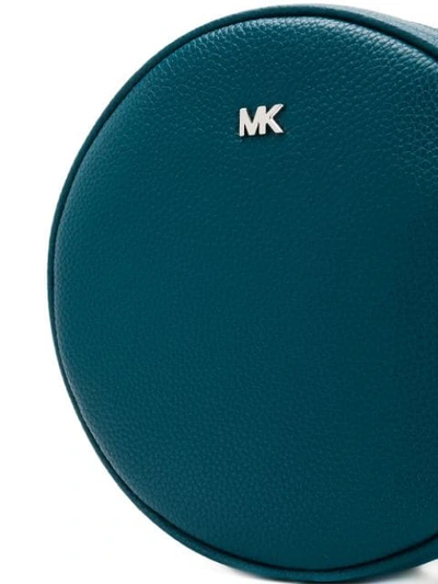 Shop Michael Michael Kors Mercer Circle Crossbody Bag - Blue