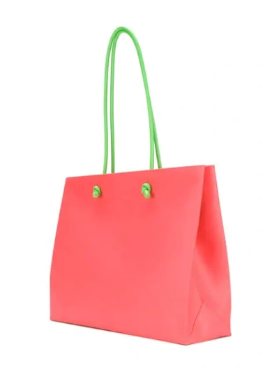 Shop Alberta Ferretti Large Wednesday Tote In Pink