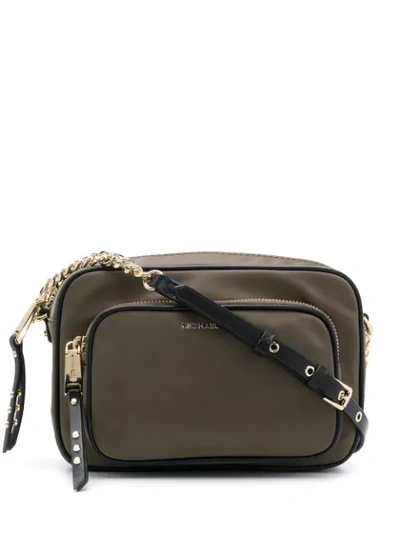 Shop Michael Michael Kors Leila Crossbody Bag - Green