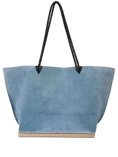 Shop Altuzarra Espadrille Tote Bag In Blue