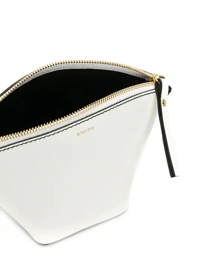 Shop Joseph Cosmetic Pouch Bag In White