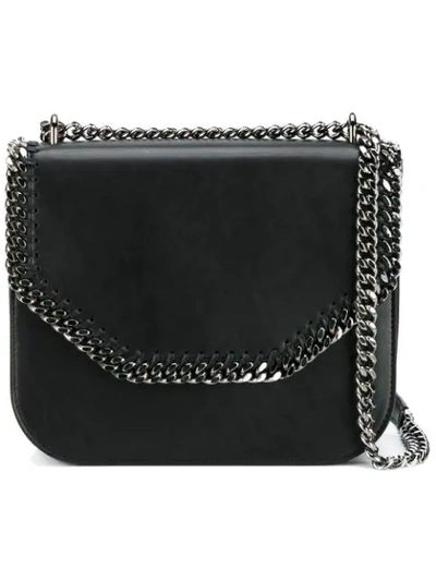 Shop Stella Mccartney Falabella Box Shoulder Bag In Black