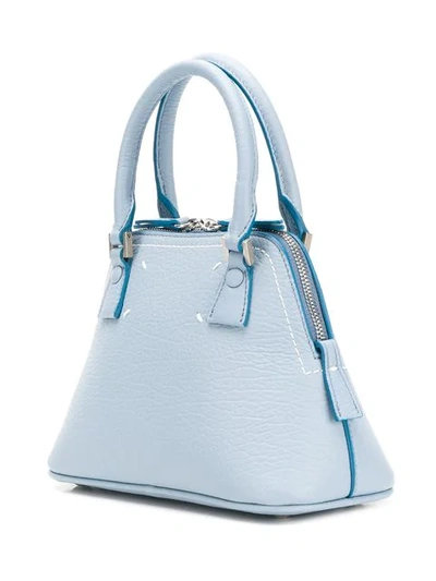 Shop Maison Margiela Mini 5ac Tote Bag In Blue