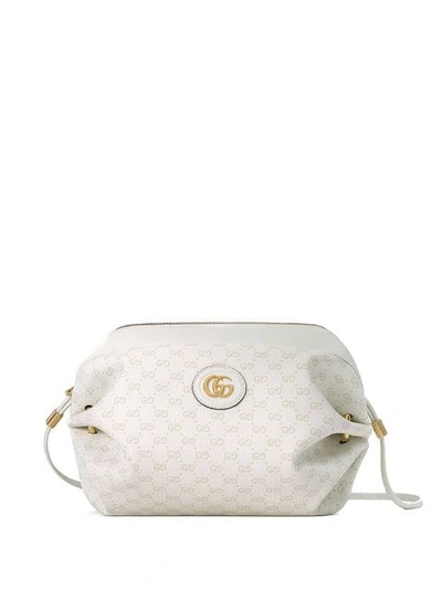 Shop Gucci Mini Gg Bag With Double G In 8459 White