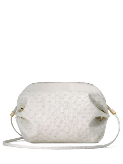 Shop Gucci Mini Gg Bag With Double G In 8459 White