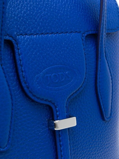 Shop Tod's Joy Mini Tote Bag In Blue