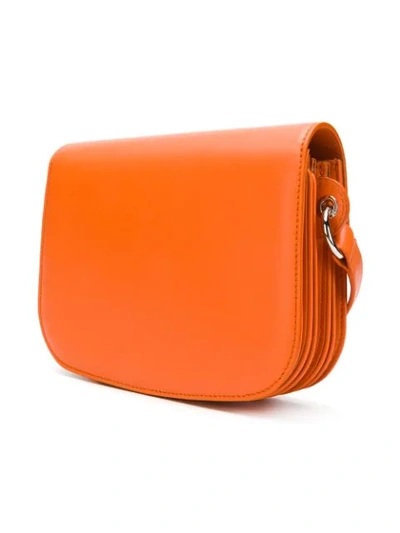 Shop Calvin Klein 205w39nyc Patterned Crossbody Bag In Orange