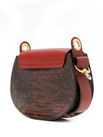 Shop Chloé Tess Shoulder Bag In Brown