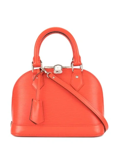 Pre-owned Louis Vuitton 2012  Alma Bb 2way Hand Bag In Orange