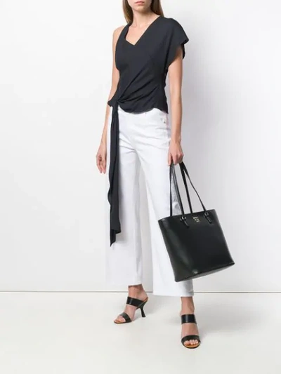 Shop Dkny Large Whitney Tote In Black