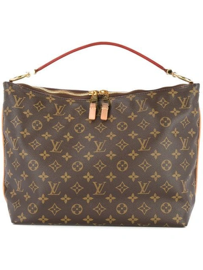 Pre-owned Louis Vuitton Sully Pm Monogram Shoulder Bag In Brown
