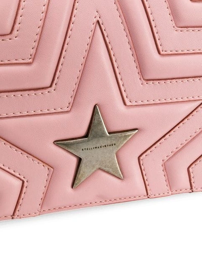 Shop Stella Mccartney Stella Star Shoulder Bag In Pink